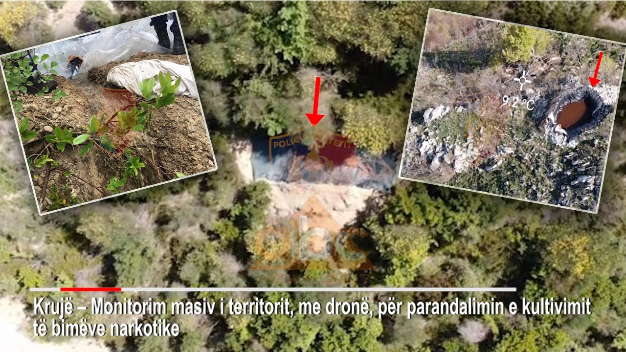 VIDEO/ FNSH blindon Krujën, kontrolle masive me dronë nga ajri për drogë