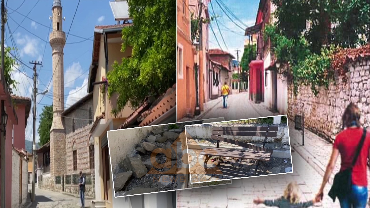 U restaurua dy vite më parë, drejt degradimit lagjia Muzeale në Elbasan, banorët: Punime pa cilësi