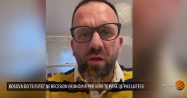 Berat Rukiqi, kryetar i odës ekonomike të Kosovës: Kosova do të futet në recesion ekonomik për herë të parë që pas luftës!