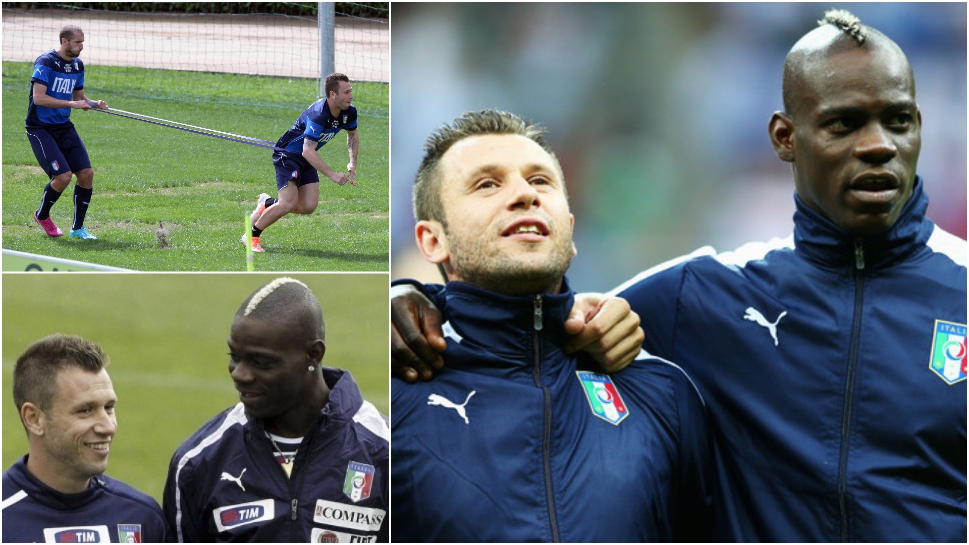 Cassano: Balotelli fëmijë! Chiellini fantastik, por në fushë do ta mbysësh