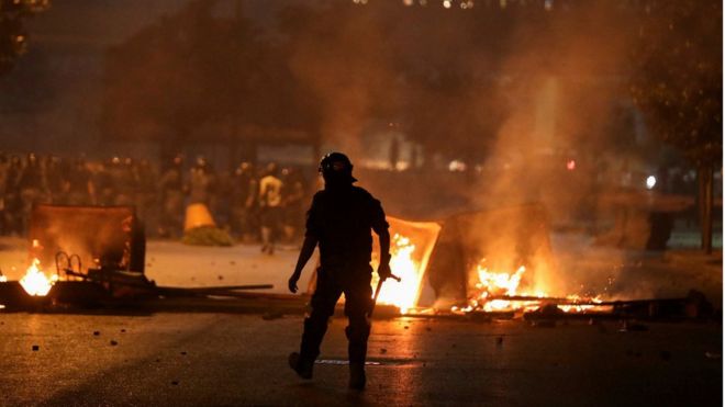 Krizë ekonomike, Libani përfshihet nga protesta të dhunshme