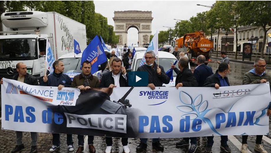 Proteste e agjentëve të policisë në Francë: Ne nuk jemi racistë