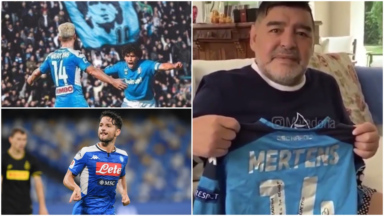 VIDEO/ “Krenar për ty, koha për titull”, Maradona uron Mertens për rekordin