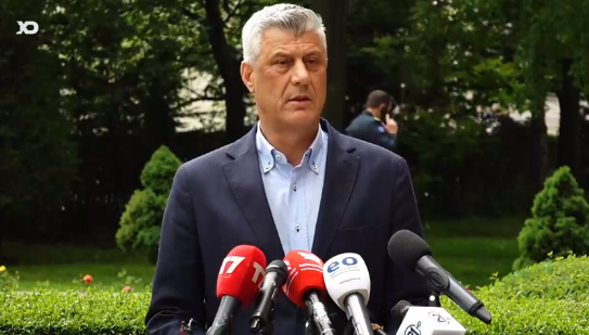 Incident gjatë fjalimit të Thaçit, arrestohet një qytetar. Ja çfarë ndodhi