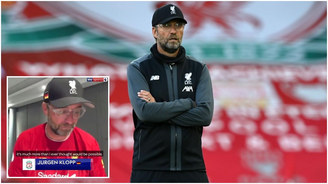 VIDEO/ Klopp shpërthen në lot: E pabesueshme, nuk kam fjalë për ta përshkruar