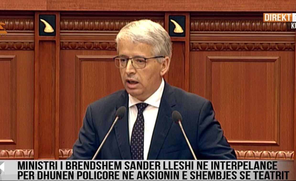 Dhuna e ushtruar ndaj gazetarëve në protestën e Teatrit, Lleshaj: Nuk po ushtronin detyrën