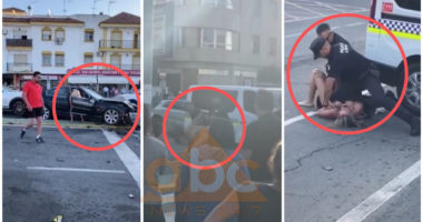 VIDEO skandaloze ‘djeg’ rrjetin, turistja aksidenton 4 persona dhe nis të kërcejë me bikini