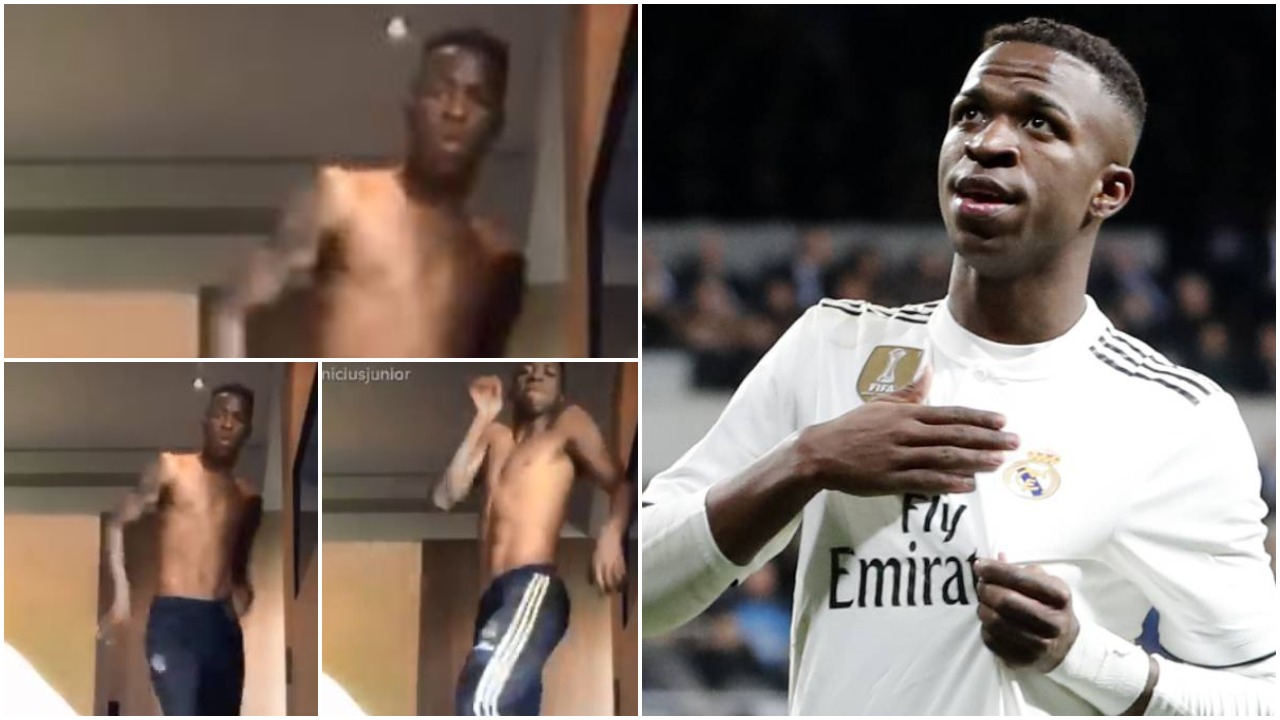 VIDEO/ Si festohet titulli kampion? Vinicius Jr. vendos të bëhet i “çmendur”