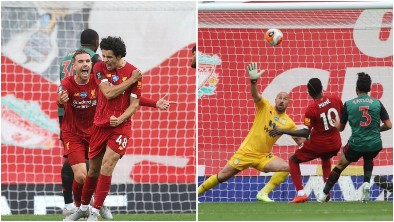 VIDEO/ Liverpool nuk toleron ndaj Aston Villa, shënojnë Mane dhe një talent