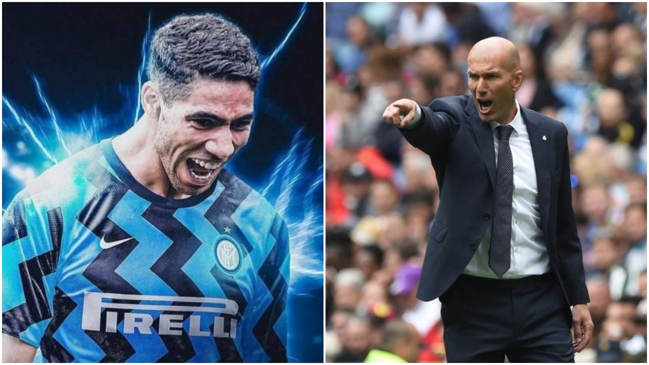 “Hakimi është lojtar i Real Madrid”, Zidane frenon entuziazmin e Interit