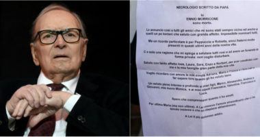 “Ka vetëm një arsye që më shtyn t’ju përshëndes”, Ennio Morricone ‘kompozon’ letrën e fundit
