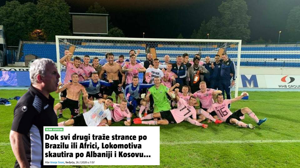 Shuplakë me ngjyra kuqezi, media kroate “himnizon” Lokomotivën e shqiptarëve
