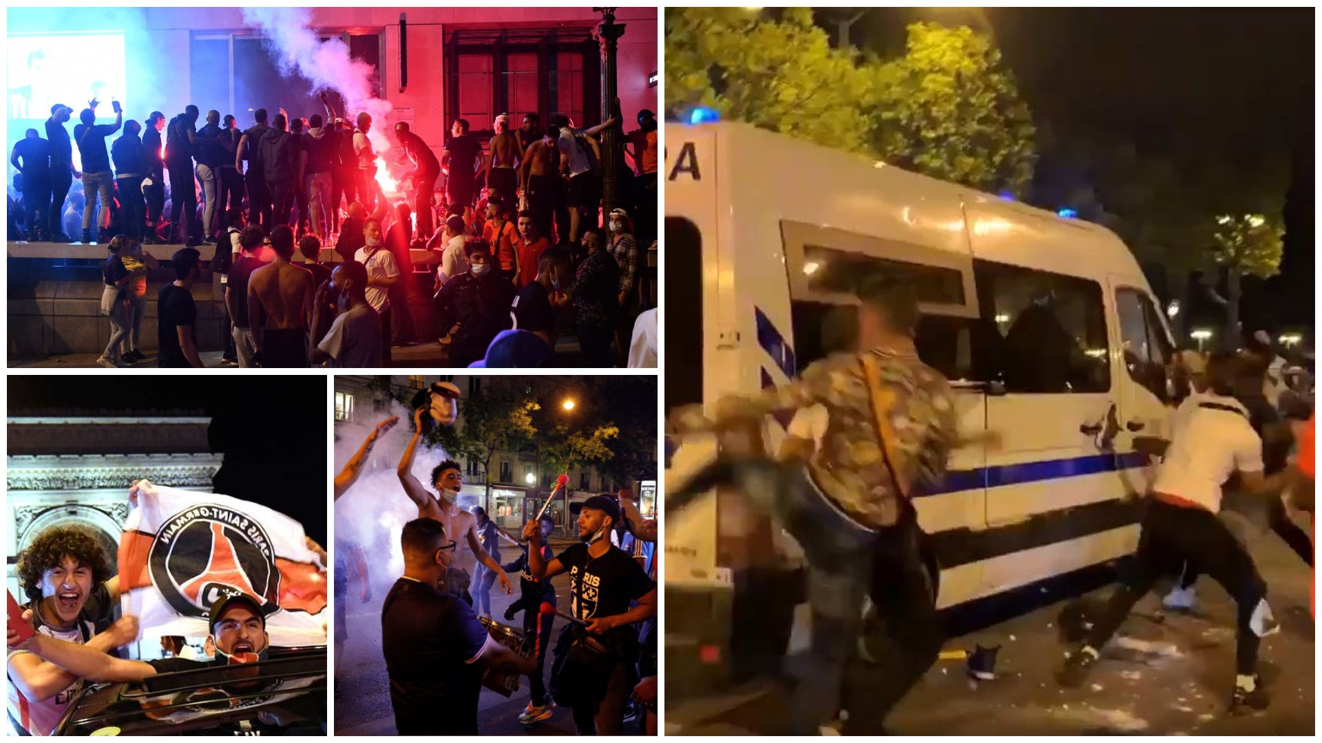 VIDEO/ Dhunë dhe vjedhje pasi PSG shkoi në finale, arrestohen 36 tifozë