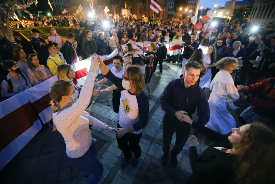 Dhjetra të arrestuar në protestat në Bjellorusi