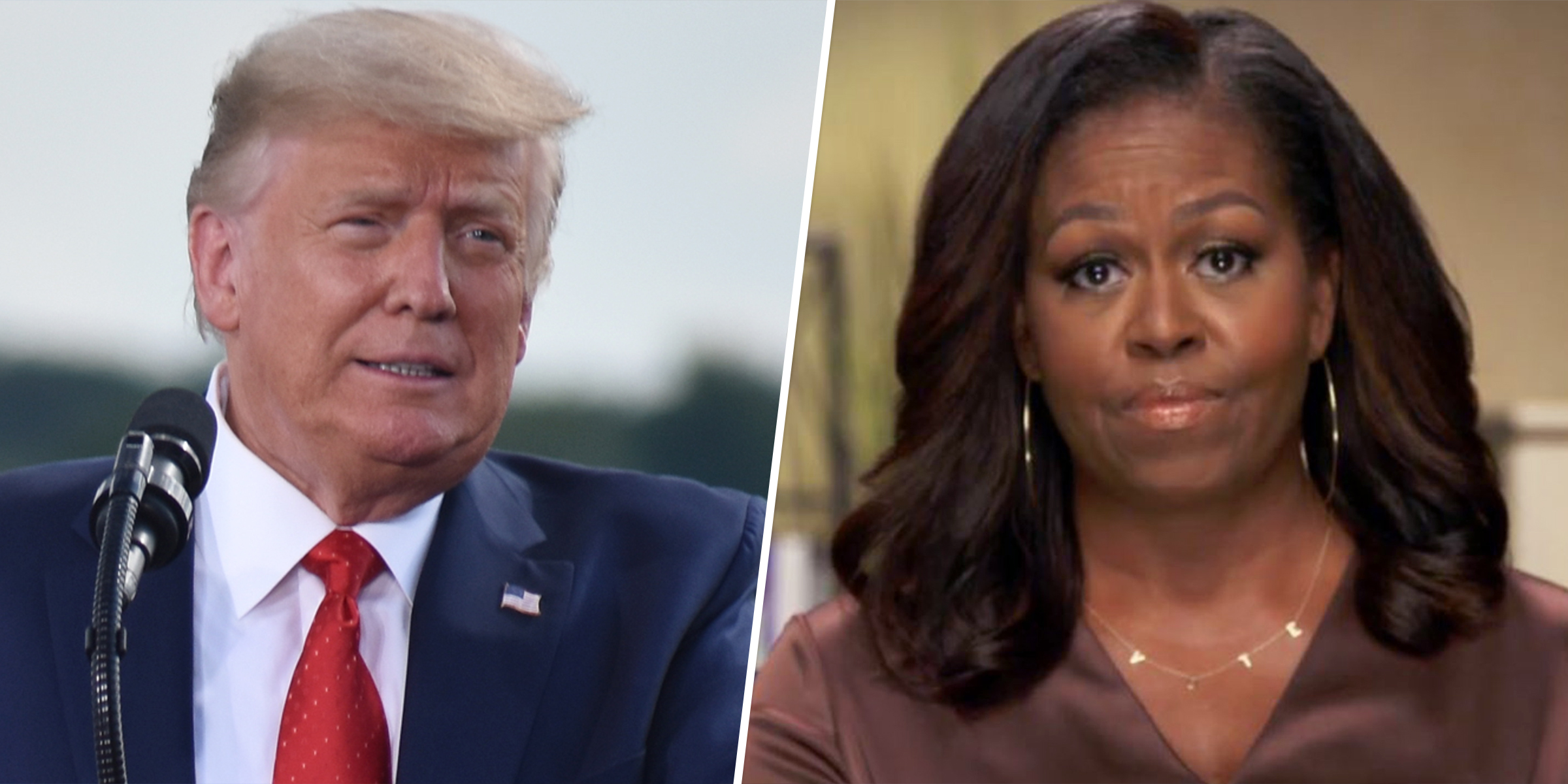 Trump i pëgjigjet Michelle Obamës: S’do isha në Shtëpinë e Bardhë po të mos ishte për burrin tuaj