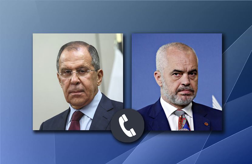 Bisedë telefonike për ndërmjetësimin në Bjellorusi, Lavrov-Ramës: Të mos imponohet asgjë nga jashtë