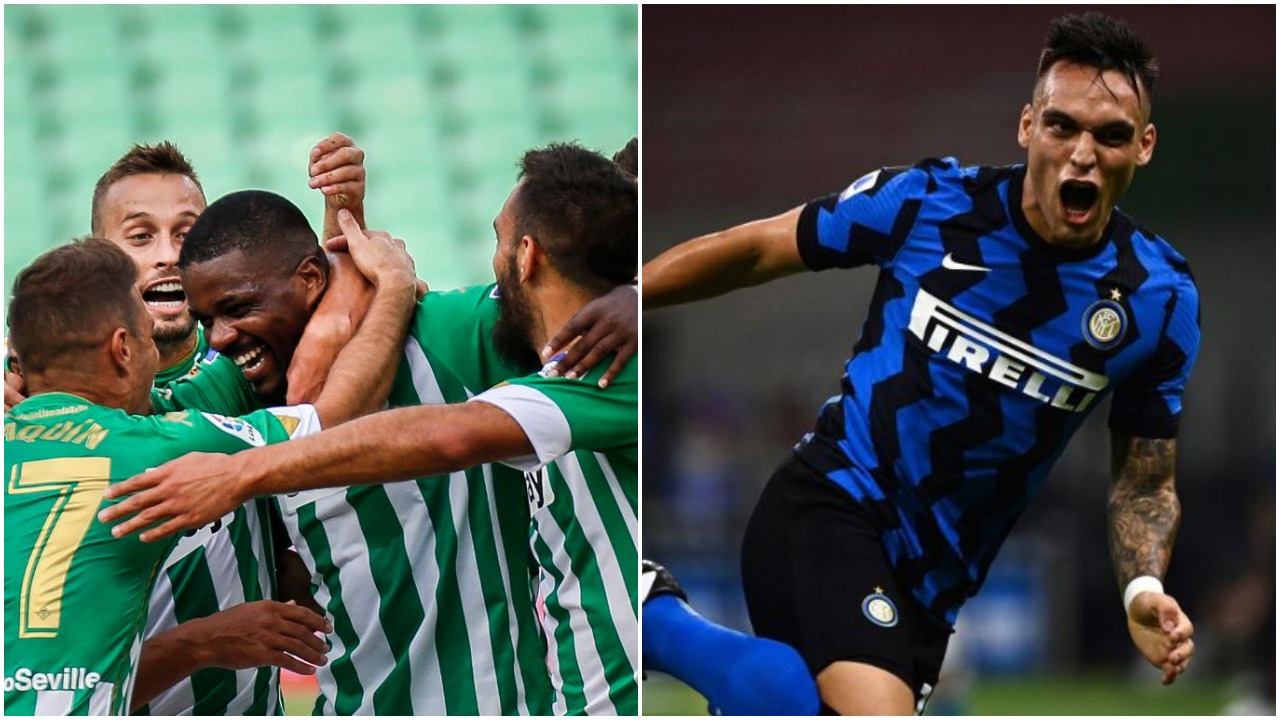 VIDEO/ Betis shokon Realin brenda dy minutave, Lautaro mahnit Italinë me eurogol