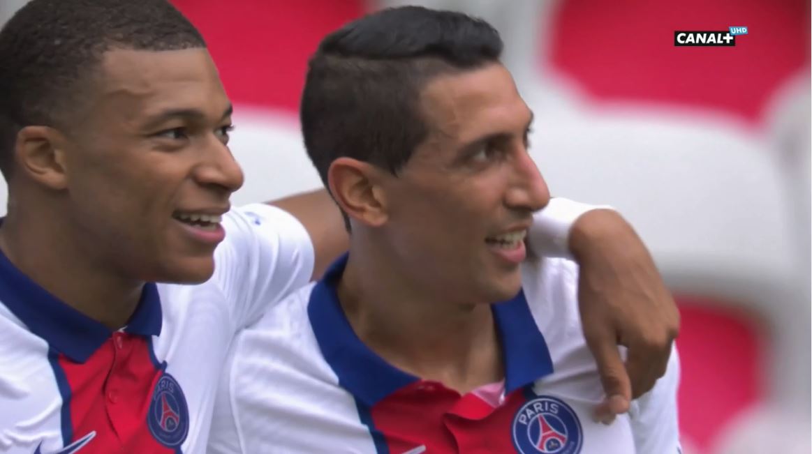VIDEO/ PSG fluturon me Mbappe e Di Maria, Nice nuk reziston dot