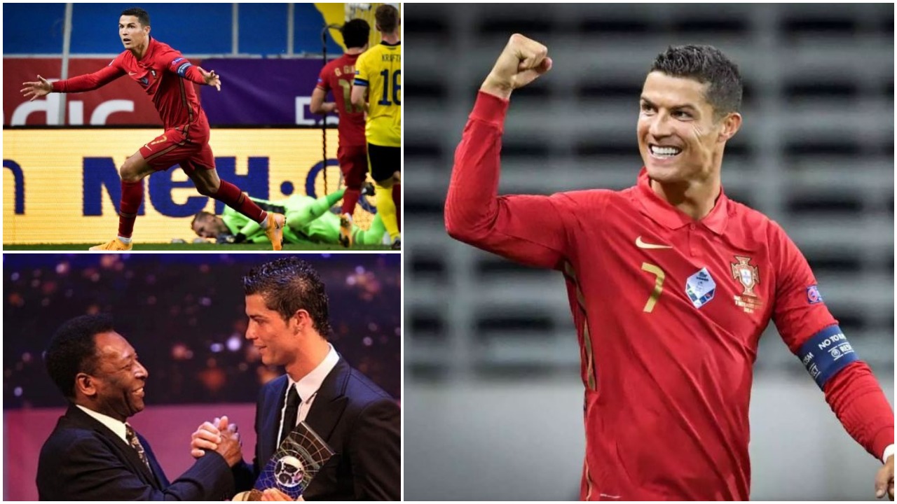 101 gola me Portugalinë, Pele i bashkohet korit të urimeve për CR7