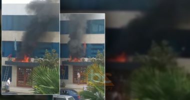 Merr flakë hyrja e bashkisë së Kamzës, videoja shpërndahet nga Xhelal Mziu