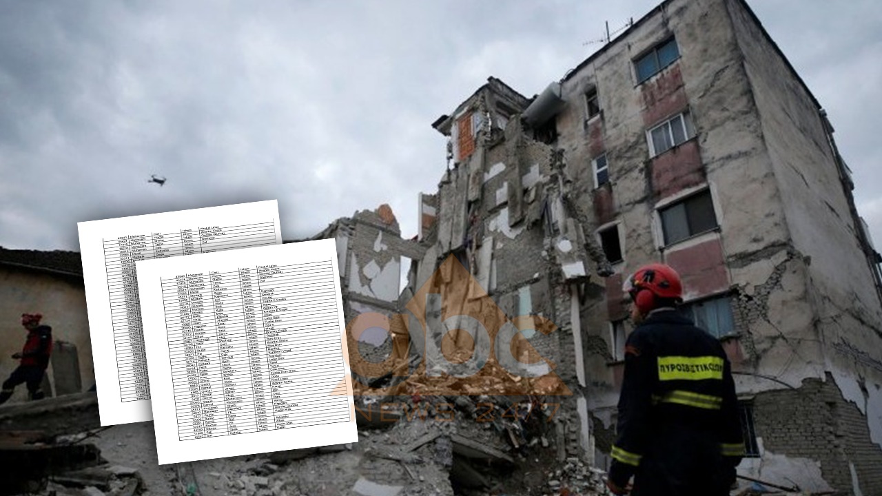 Zbulohet lista, ja 1500 personat që marrin lekët në dorë për dëmet nga tërmeti në Tiranë