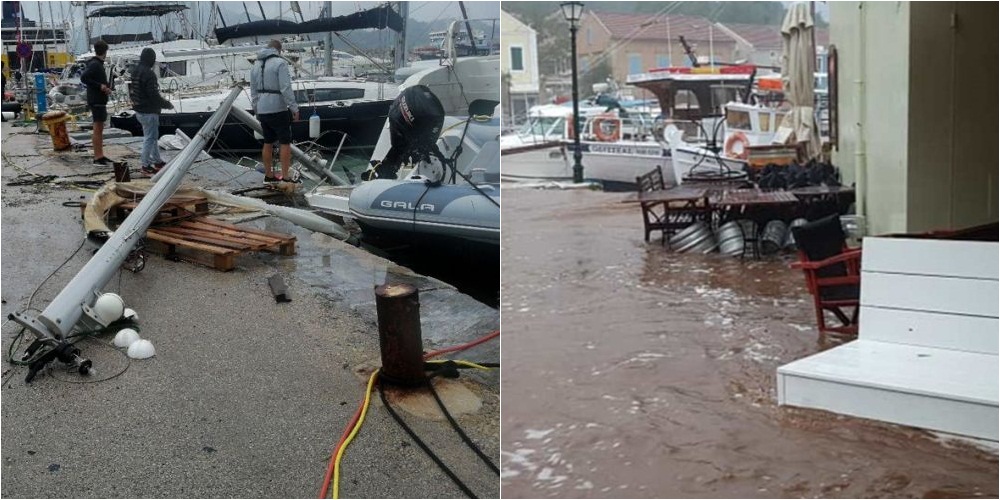 Pasojat e ciklonit mesdhetar, shpallet gjendja e jashtëzakonshme në disa ishuj në Greqi