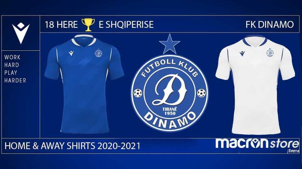 Dinamo prezanton fanellat e reja, zgjedh sponsor teknik italian