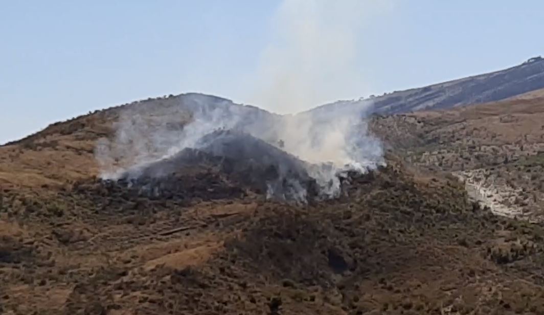 Gjirokastër, zjarr i madh në kodrat e fshatit Mashkullore