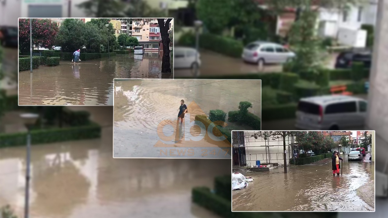 Reshjet e shiut shkaktojnë përmbytje në Lezhë, vështirësohet qarkullimi