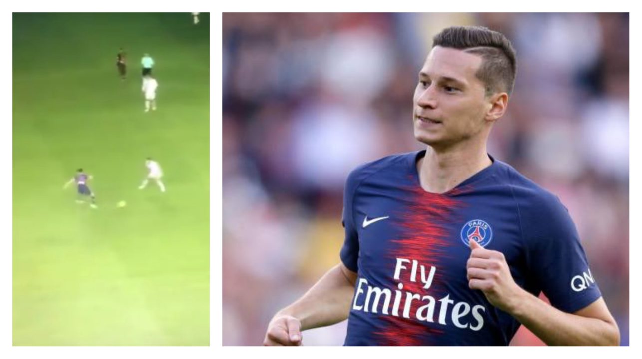 VIDEO/ Tentativa qesharake e Draxler për të dribluar bëhet “hit”