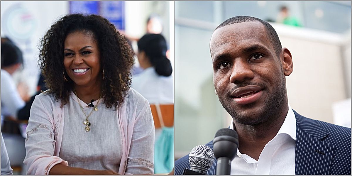 Le Bron James dhe Michelle Obama bashkojnë forcat për të bindur afro-amerikanët që të votojnë