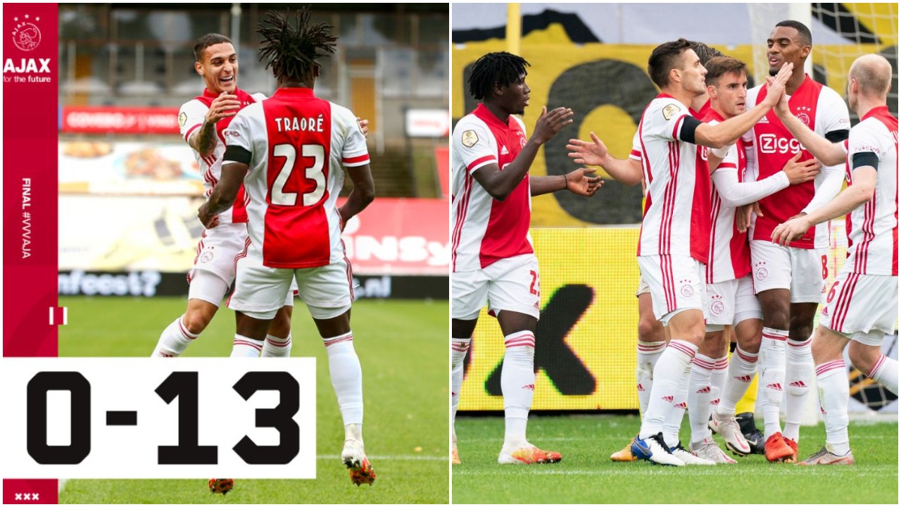 Çmenduri në Holandë/ Ajax i pashpirt, fiton 0-13 dhe thyen rekordin 48-vjeçar!