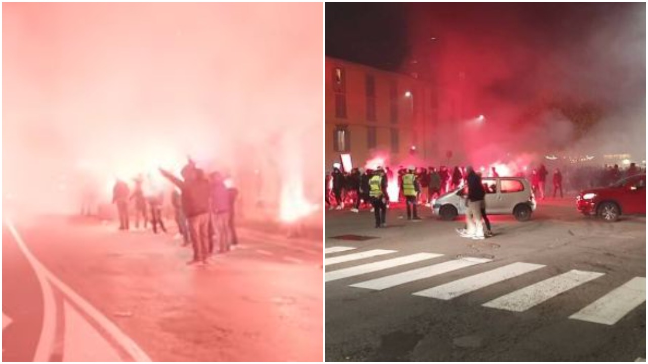 Tension në Bergamo, tifozët e Atalantës godasin me gurë autobusin e Ajax