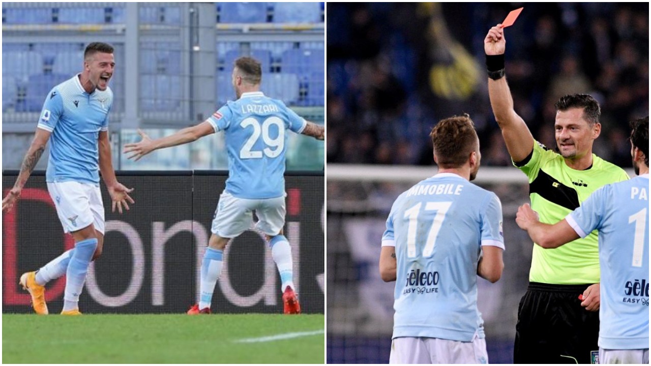 VIDEO/ Lazio gjen barazimin, Immobile godet Vidal dhe largohet me të kuqe
