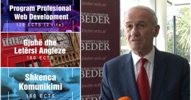 Kolegji universitar “Bedër” ofron bursa studimi për të gjithë të rinjtë që zgjedhin programet Bachelor