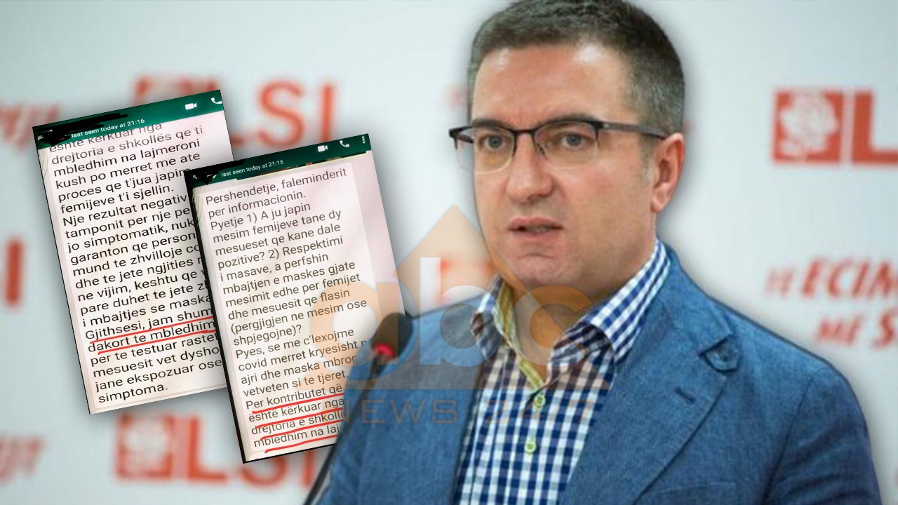 “Prindërit paguajnë për testet anti-covid të mësuesve”, Luan Rama publikon mesazhet