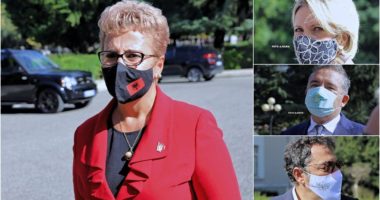 FOTO/  Nga logoja e UÇK-së tek qëndismat… maskat më pikante sot në Parlament