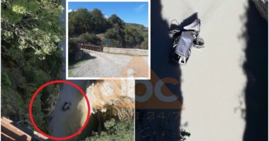 Pamje të rënda/ Ra nga 100 m lartësi, momenti kur guidat nxjerrin shoferin nga makina