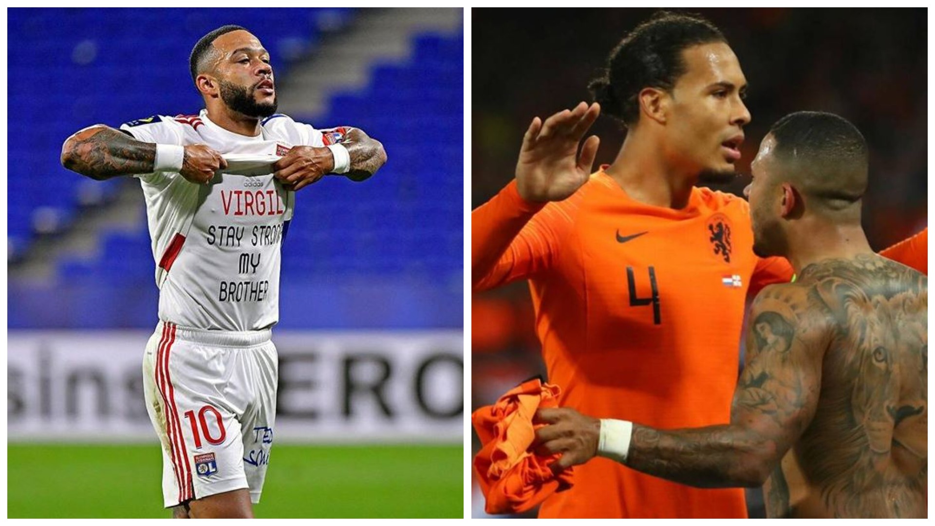 VIDEO/ “Qëndro i fortë vëlla”, mesazhi emocionues i Depay për Van Dijk