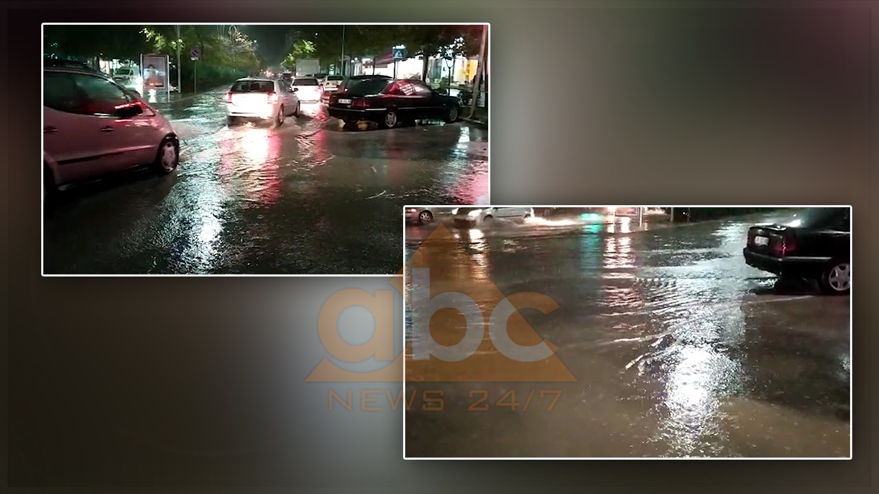 Stuhia! Pas Durrësit dhe Fierit, probleme edhe në Vlorë, uji “pushton” rrugët