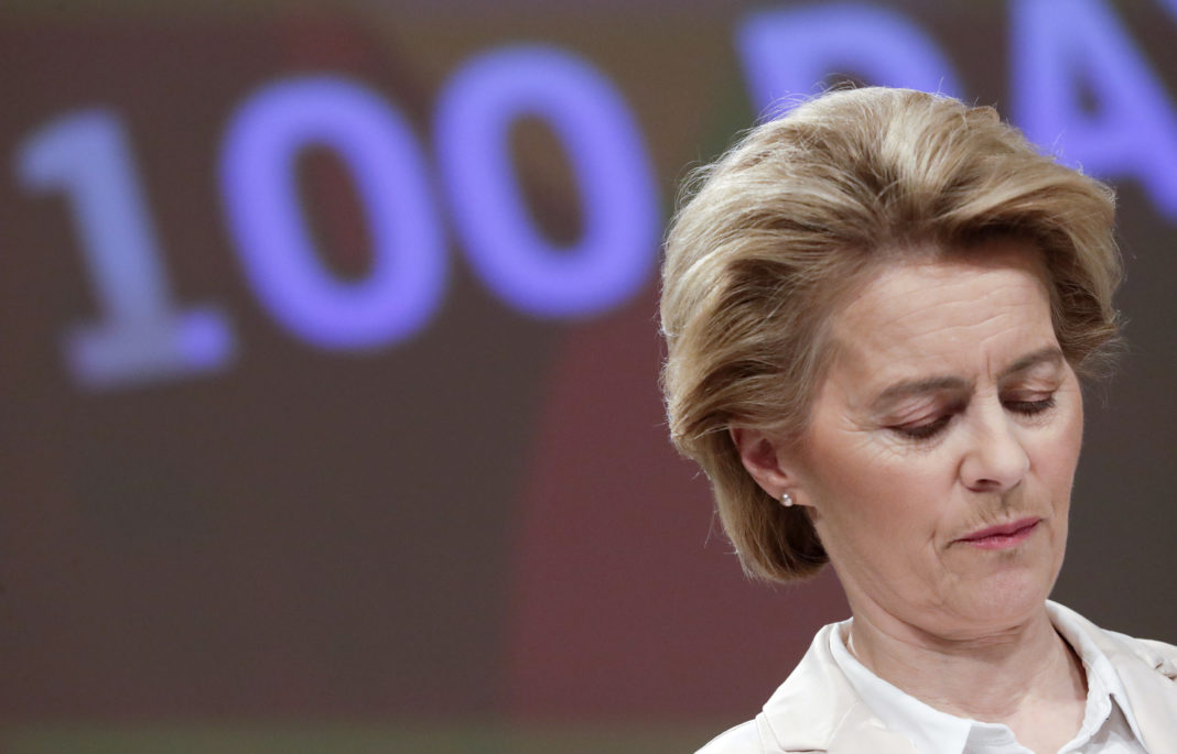 Pati kontakt me një të infektuar me koronavirus, vetizolohet presidentja e Komisionit Evropian