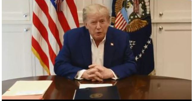 Trump del me një videomesazh: Jam shumë mirë, do të kthehem në punë