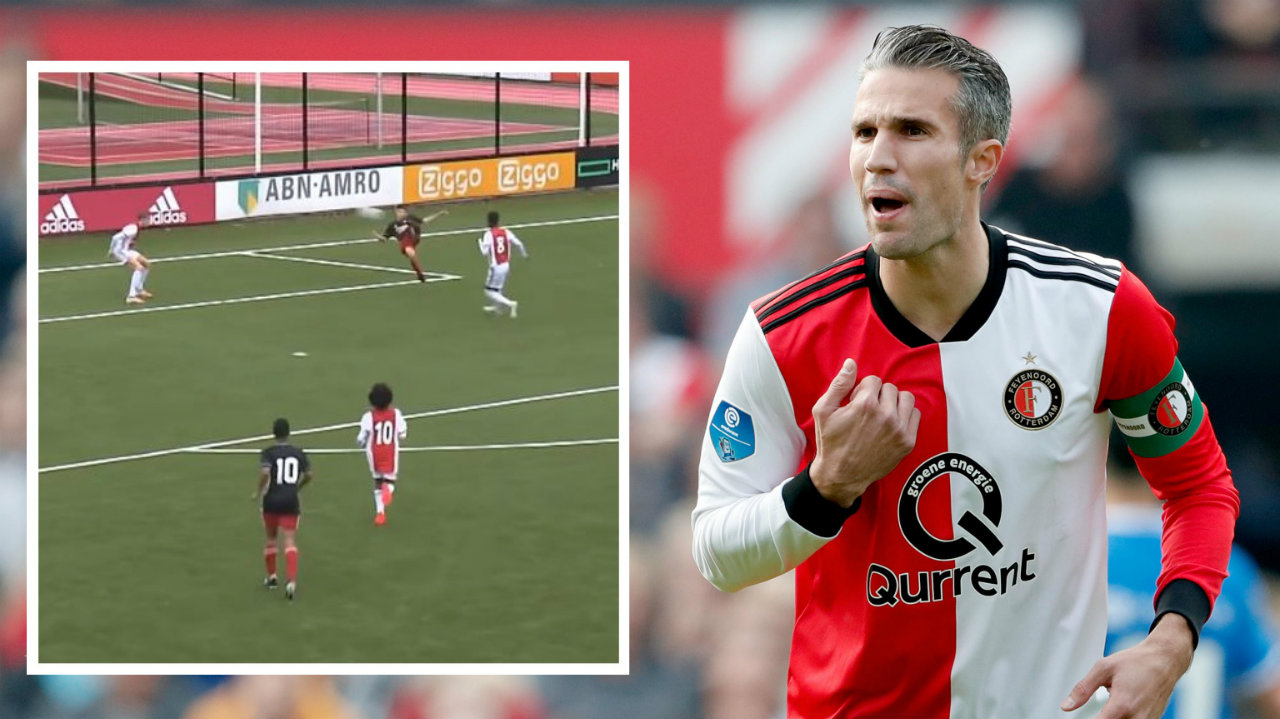 VIDEO/ Gol akrobatik, djali i Van Persie “tërbon” Ajaxin dhe internetin
