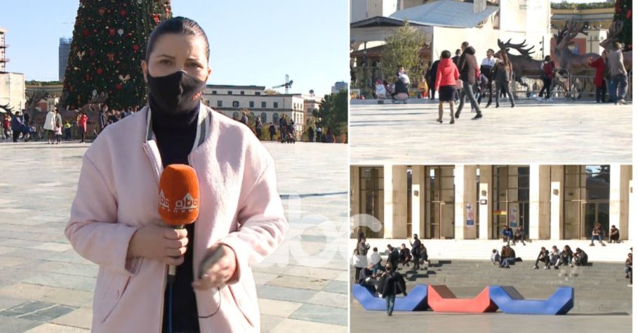 Albanian citizens challenge the coronavirus, large gatherings in Tirana