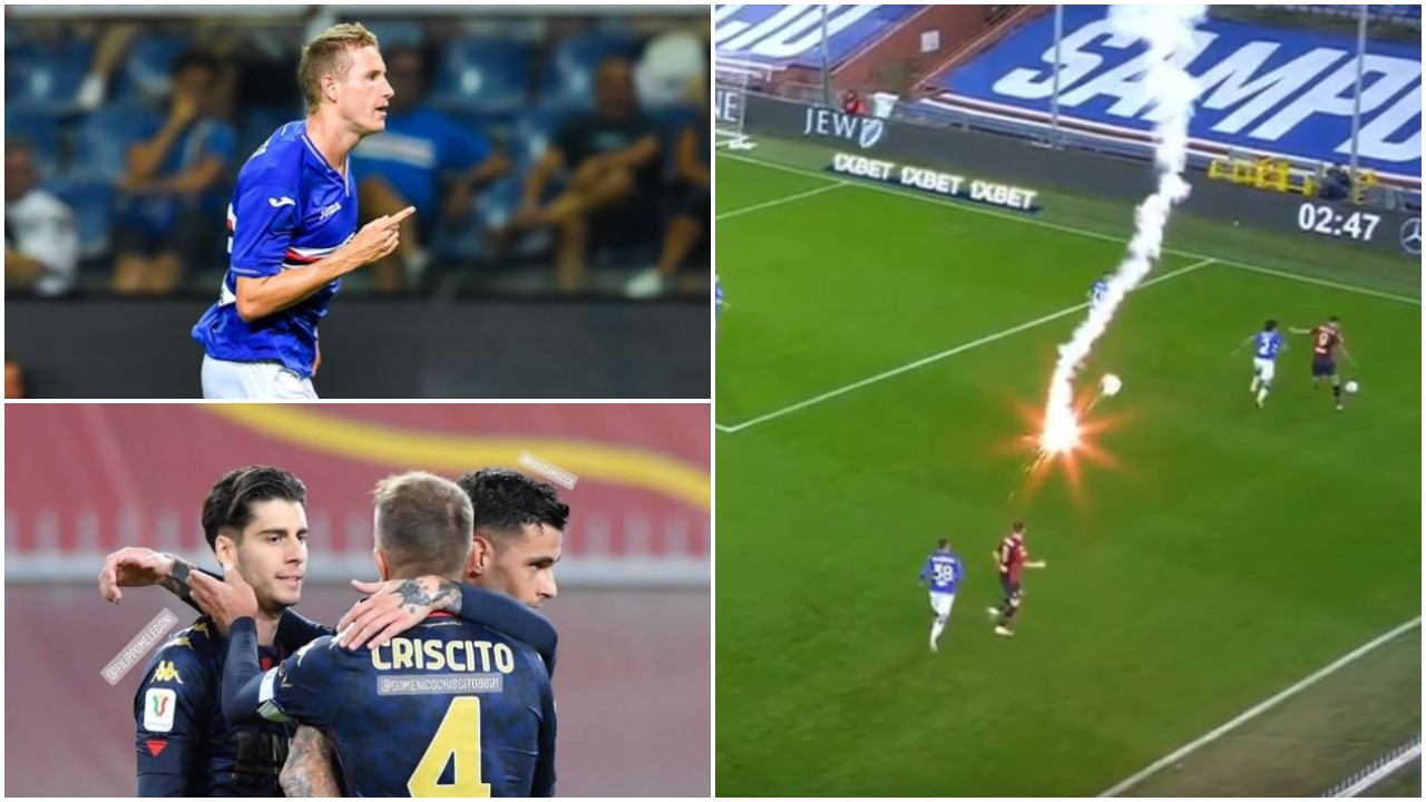 VIDEO/ Flakadan dhe dy gola për 5 minuta, derbi Sampdoria-Genoa ka gjithçka