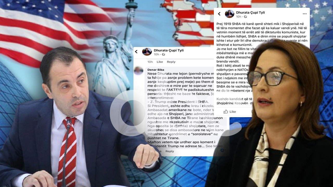 “Amerika” fut në debat shqiptarët, Biba-Çupit: Trump urdhër për 30 qershorin, ideologjia s’mund të na verbojë