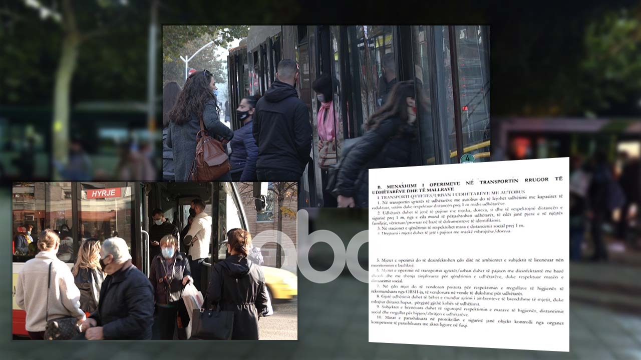 ABC vëzhgim në terren, qytetarët e ngjeshur nëpër autobusë