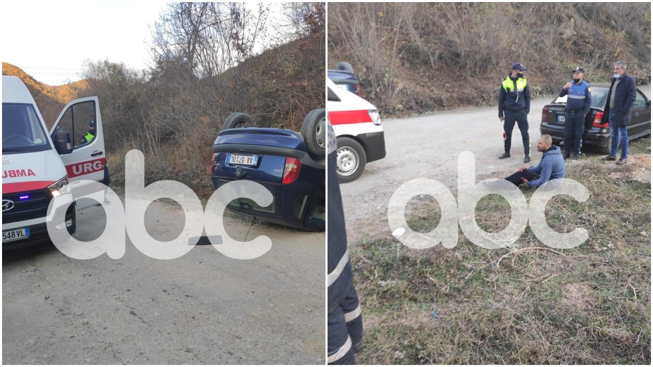 VIDEO/ Shoferi nuk i bindet policisë, aksidentohet makina me sirianë