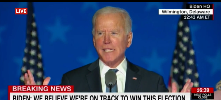 Biden nga Delaware: Jemi në rrugën e duhur për të fituar zgjedhjet