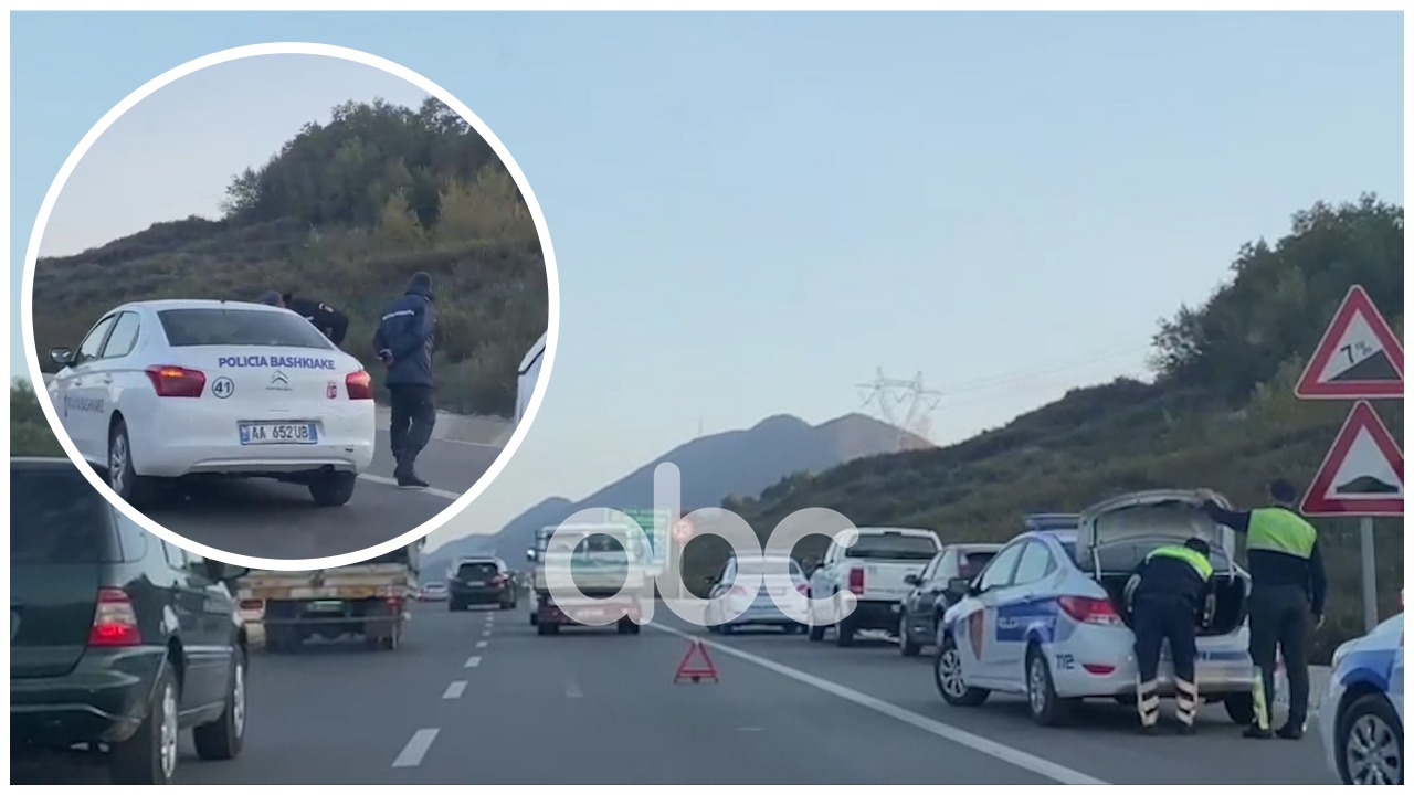 VIDEO/ 5 makina policie ndjekin kamionçinën: Çfarë ndodhi sot në dalje të Tiranës
